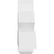 Ekena Millwork Redmond Architectural Grade PVC Gable Bracket, 72"W x 18"H x 6"D x 6"F, 6/12 Pitch GBP072X18X0606RED00 - alternate 2